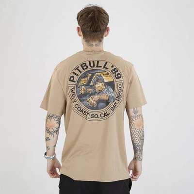 Koszulka Pit Bull Driving beżowa