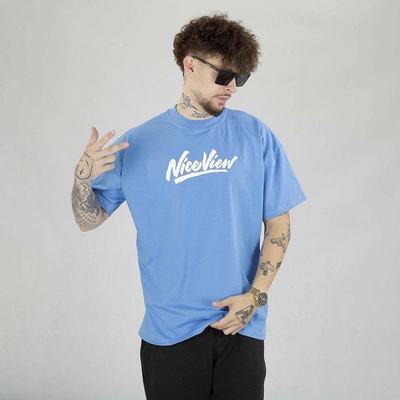 Koszulka Nice View Brand Sharp niebieska