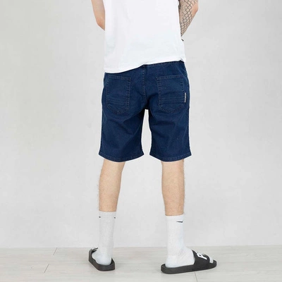 Spodenki Grube Lolo Jeans Dymek Front granatowo żółte