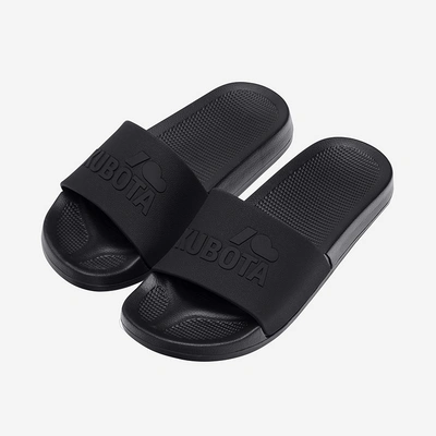 Kubota Klapki Wodoodporne Plain czarne