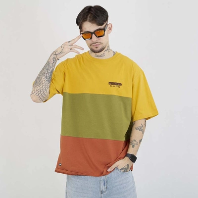 Koszulka Mass Zone żółta oliwkowa pomarańczowa