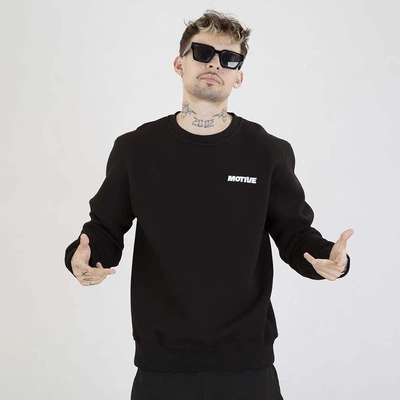 Bluza Motive Crewneck Self czarna żółta