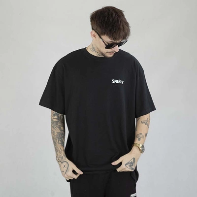 Koszulka Smerfy Baggy Cast czarna