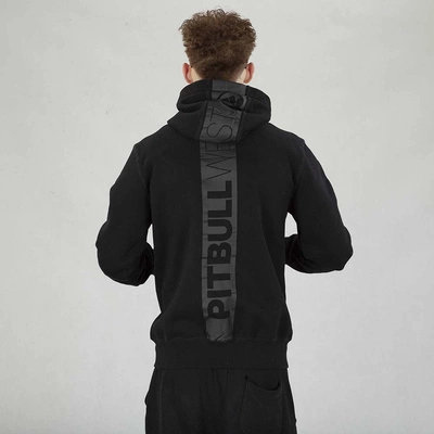 Bluza Pit Bull Hoodie ZIP Terry Group Hilltop czarna