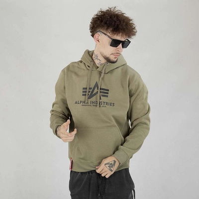 Bluza Alpha Industries Hoodie Basic 178312 oliwkowa