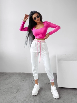 Spodnie Damskie dresowe Olavoga Miracle ecru