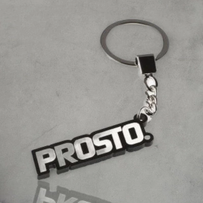 Brelok Prosto Klasyk Keychain Logo czarny