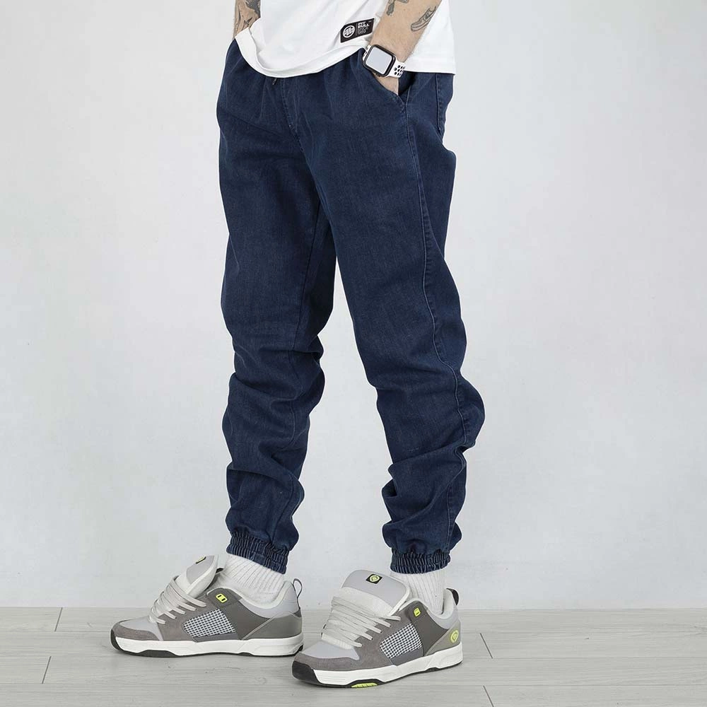 Spodnie Lucky Dice Joggery Dice ciemno niebieskie