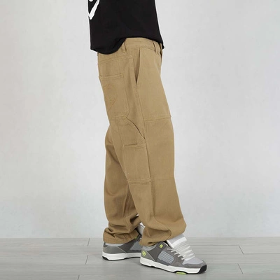 Spodnie Baggy Prosto Worker brązowe