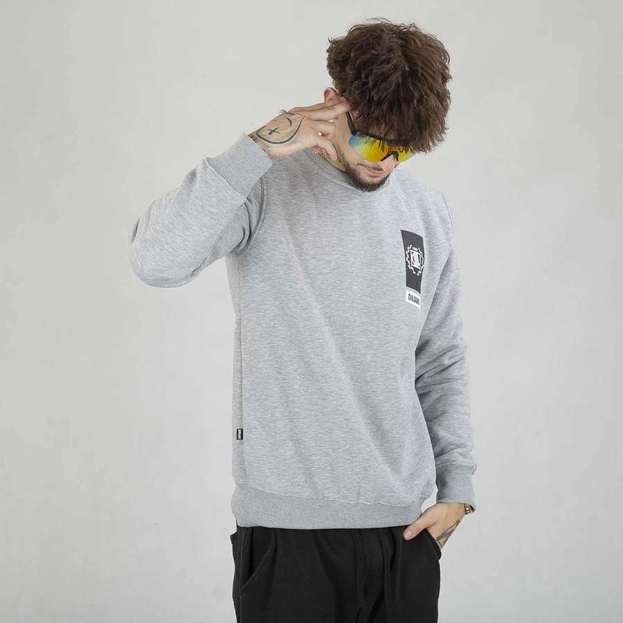 Bluza Crewneck Diil Block szara