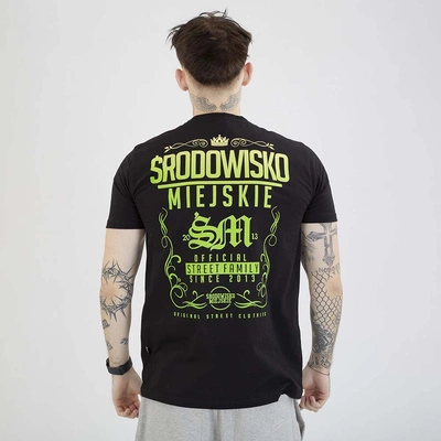 Koszulka Środowisko Miejskie Theme 2.0 czarna zielona