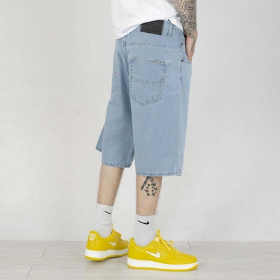 Krótkie spodenki Mass Jeans Baggy Fit Slang light blue