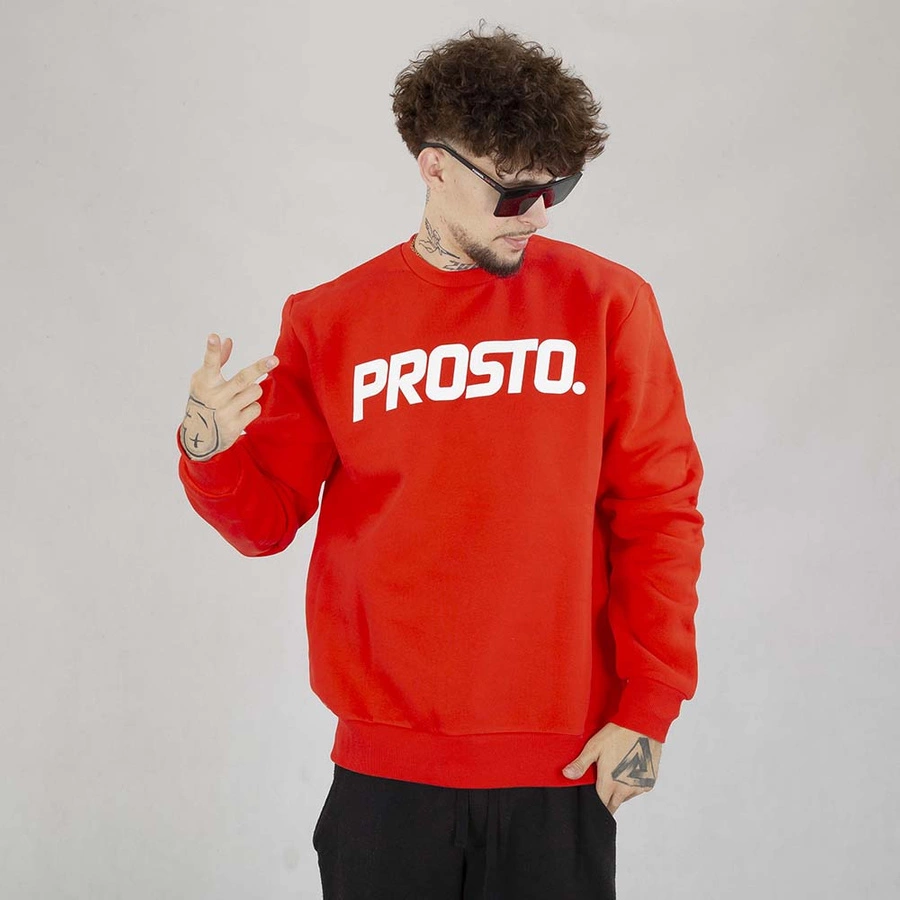 Bluza Prosto Crewneck Toras czerwona