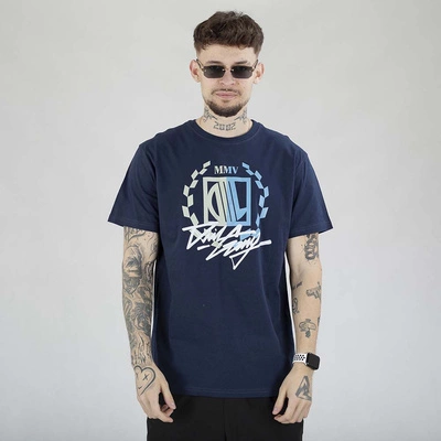 Koszulka Diil Laur Gang granatowa biała