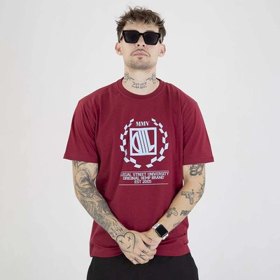 Koszulka Diil Laur bordowa błękitna