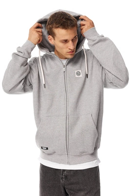Bluza Hoodie Mass ZIP Patch szara