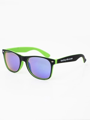 Okulary Przeciwsłoneczne Lucky Dice Contrast czarne zielone
