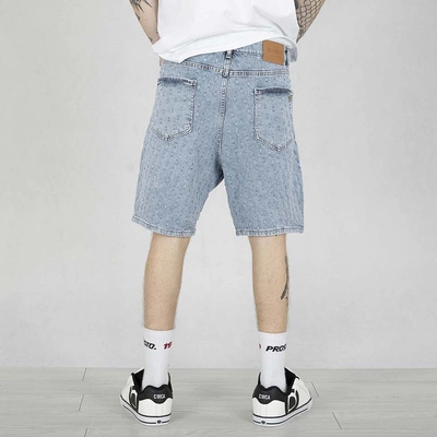 Krótkie Spodenki Jigga Wear Small Outline light blue