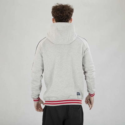 Bluza Hoodie Biuro Ochrony Rapu REGLAN BULLS Szara