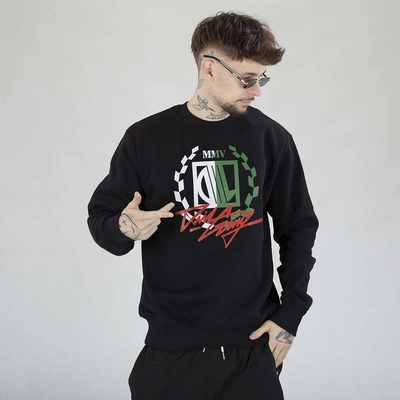 Bluza Diil Bez Kaptura Laur Gang czarno czerwona