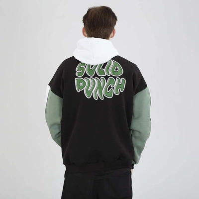 Bluza Patriotic Hoodie Solid Punch czarna