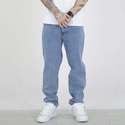 Spodnie I8 Denim STR05 jasne niebieskie