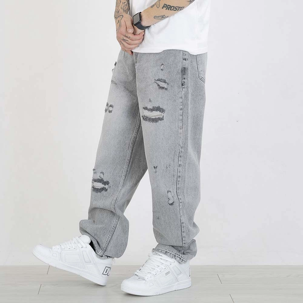 Spodnie Baggy I8 Denim BAG79 szare