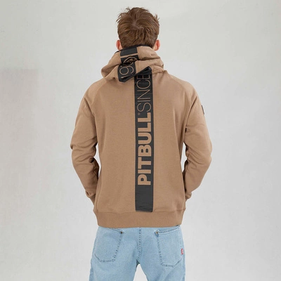 Bluza Pit Bull Hoodie Zip Hermes brązowa