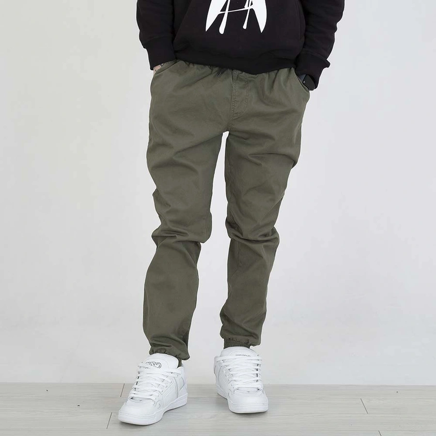 Spodnie Jogger Chino Chada Proceder Kastet Logo oliwkowe