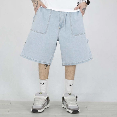 Spodenki Prosto Baggy Zaxx jasne niebieskie