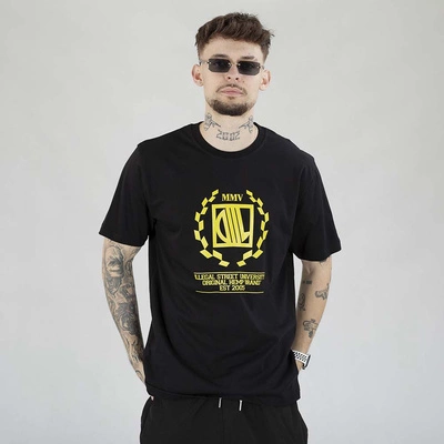 Koszulka Diil Laur czarna żółta