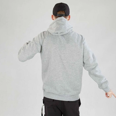 Bluza Grube Lolo Hoodie Dymek Haft szaro biała