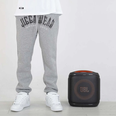 Spodnie Dresowe Jigga Wear Trap Logo szare