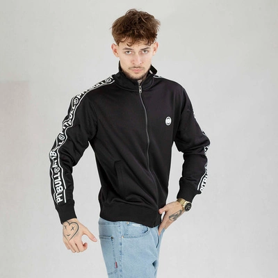 Bluza Pit Bull Crewneck Zip Tape Logo czarna