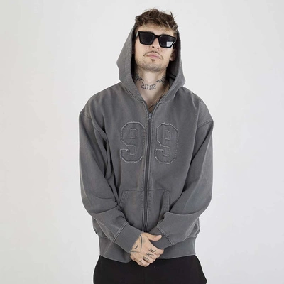 Bluza Prosto Hoodie ZIP Zip99 grafitowa