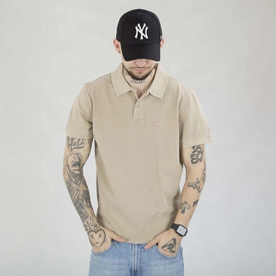 Koszulka Polo Pit Bull Pique Small Logo piaskowa