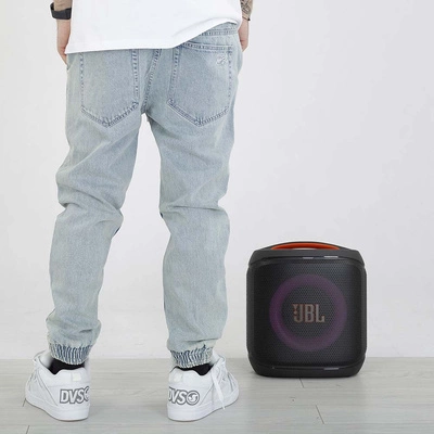 Spodnie Mass Jogger Sneaker Fit Signature 2.0 jasne niebieskie