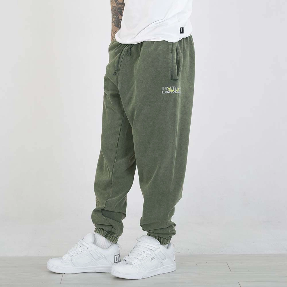 Spodnie dresowe Prosto Demage washed khaki