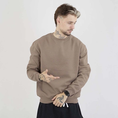Bluza Crewneck Niemaloga jasno brązowa