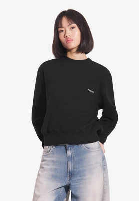 Bluza Prosto Crewneck Ribbed czarna