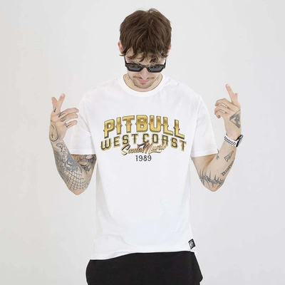 Koszulka Pit Bull Santa Muerte biała