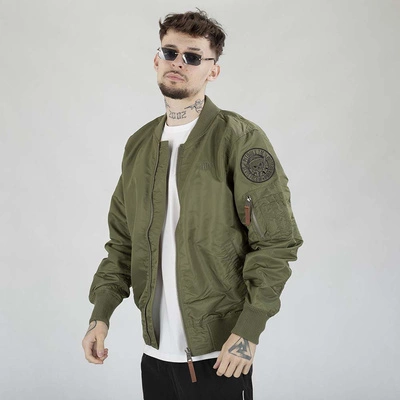 Kurtka Pit Bull MA-1 Logo oliwkowa