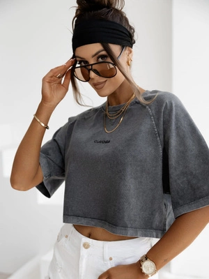 Koszulka Olavoga Viroto ciemna szara