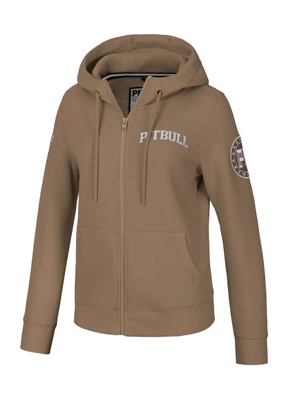 Bluza Pit Bull Hoodie Zip Tyrian brązowa