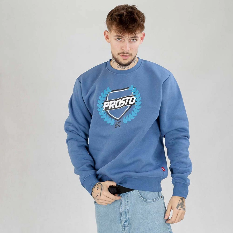 Bluza Prosto Crewneck Muel niebieska