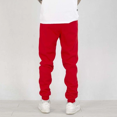 Spodnie dresowe Chada Proceder Kastet Mini Logo czerwone