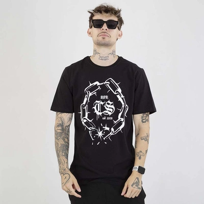 Koszulka Ciemna Strefa Łańcuch Gotyk czarna