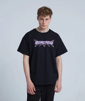 Biuro Ochrony Rapu STAR T-Shirt Oversize Czarny