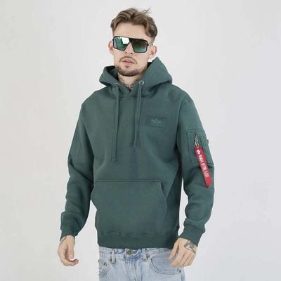 Bluza Alpha Industries Hoodie Back Print 178318 zielona