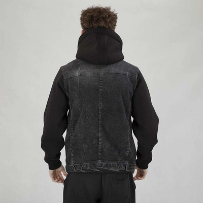 Kurtka Jeansowa Grube Lolo Bomulds czarna